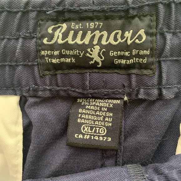 RUMOURS Red and Blue Joggers - Picture 8 of 11